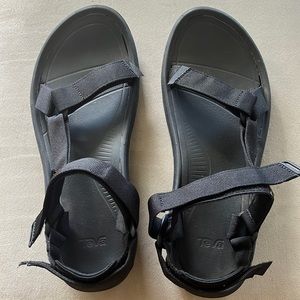 Teva sandals, black, only worn a couple times.